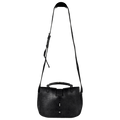 SAINT LAURENT Black Leather Medium Charlotte Messenger Bag