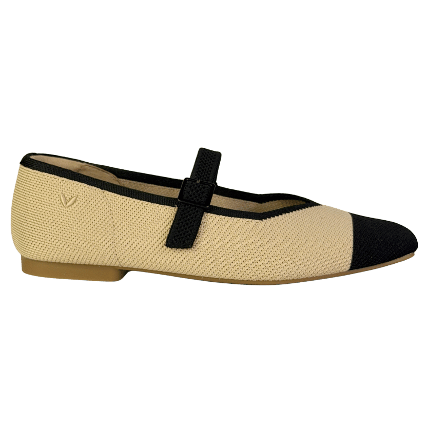 VIVAIA Sustainable Washable Brown Square-toe Mary Jane Flats UK 5.5 EU 38.5 👠