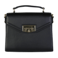 Holland Cooper Black Leather / Gold Cheltenham Bag