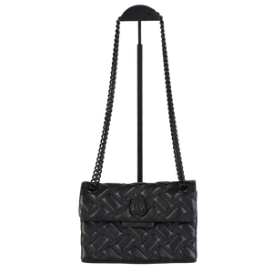 Kurt Geiger Black Mini Kensington Drench Bag One Size