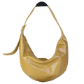 ARKET Beige Mid Size Curved Real Leather Shoulder Bag