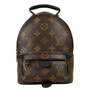 LOUIS VUITTON Brown Lv Monogram Palm Springs Mini Backpack