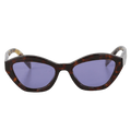 Prada Brown Havana/violet Spr A02 Logo Arm Butterfly Sunglasses in Case