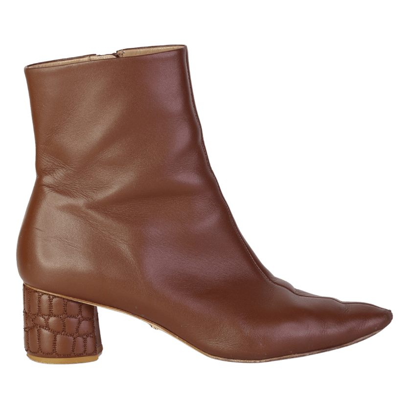 Atana Croc Heel Boot 55 Saddle Brown UK 8 EU 41 👠