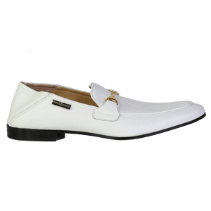 Russell & Bromley White Snaffle Loafer UK 9 EU 43