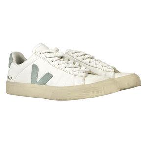 VEJA Campo Matcha Trainers Leather Low Tops White UK 5 EU 38