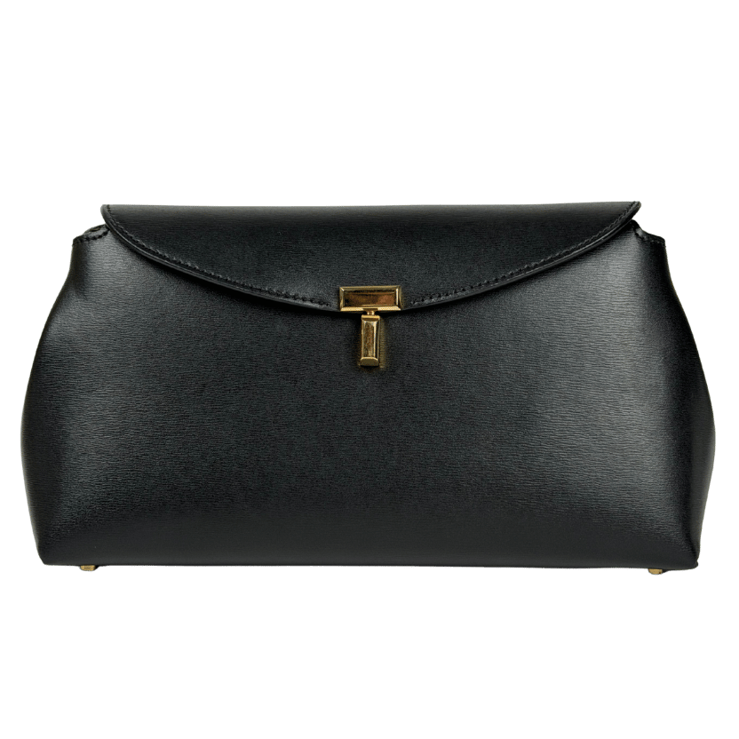 Totême Black T-lock Top Handle Bag One Size