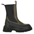 woolwich Green Leather Chelsea Boots UK 4 EU 37 👠