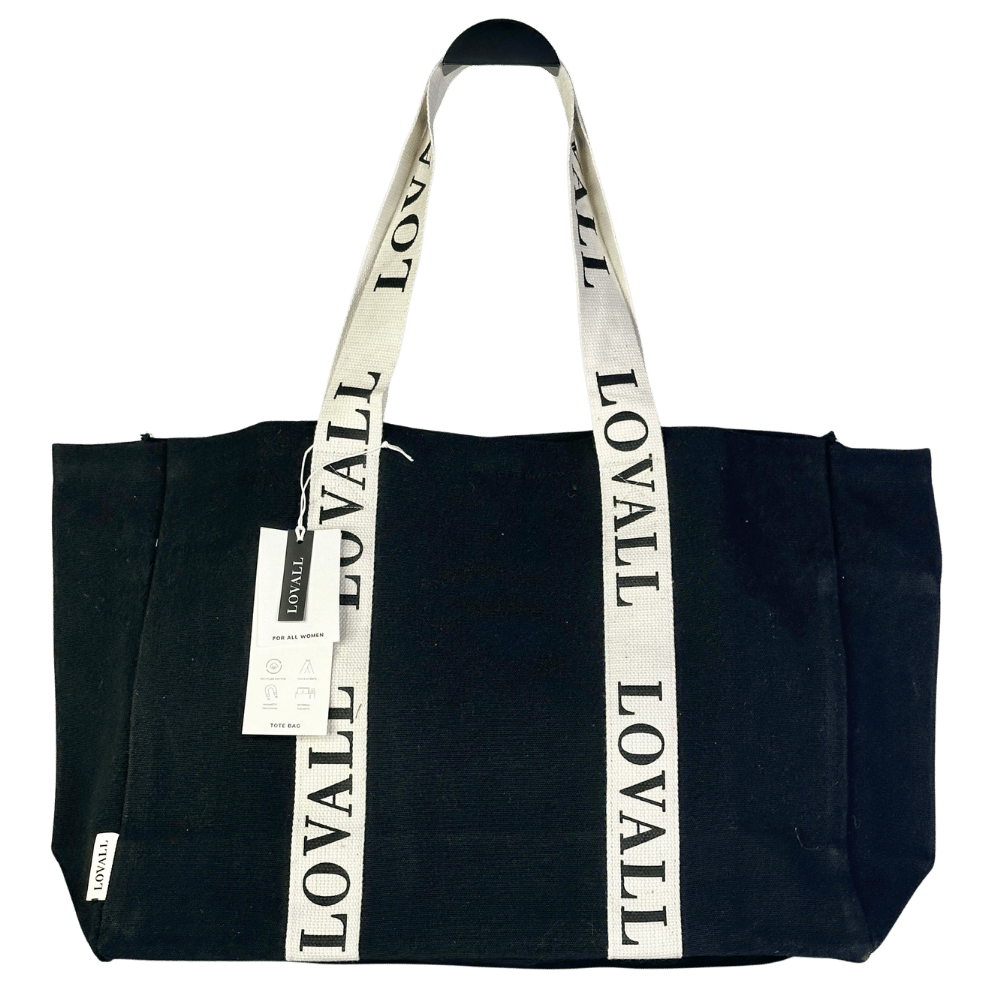 LOVALL Black Recycled Tote Bag One Size