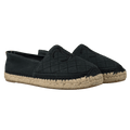 CHANEL Black Canvas Espadrilles With Cc Logo UK 5 EU 38
