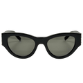 Yves Saint Laurent Sl M94 Black / Gold Logo Cat's Eye Sunglasses