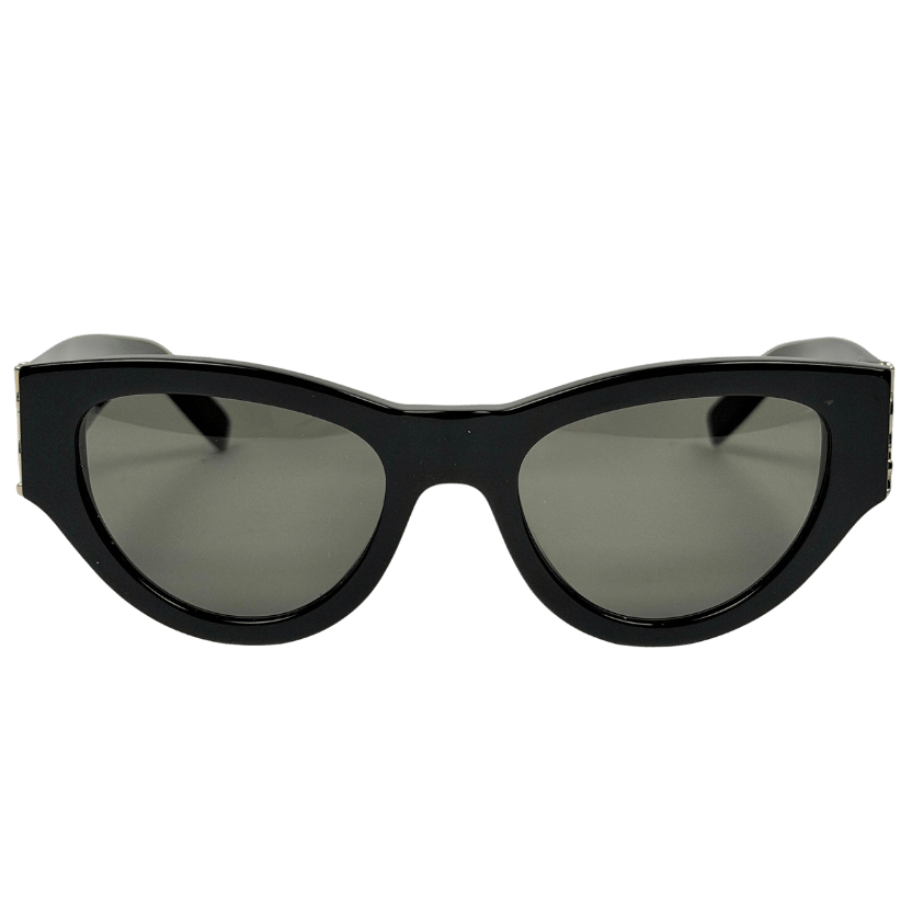 Yves Saint Laurent Sl M94 Black / Gold Logo Cat's Eye Sunglasses