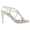 Christian Louboutin White Selima 85 Sandals UK 4 EU 37 👠