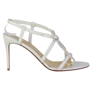 Christian Louboutin White Selima 85 Sandals UK 4 EU 37