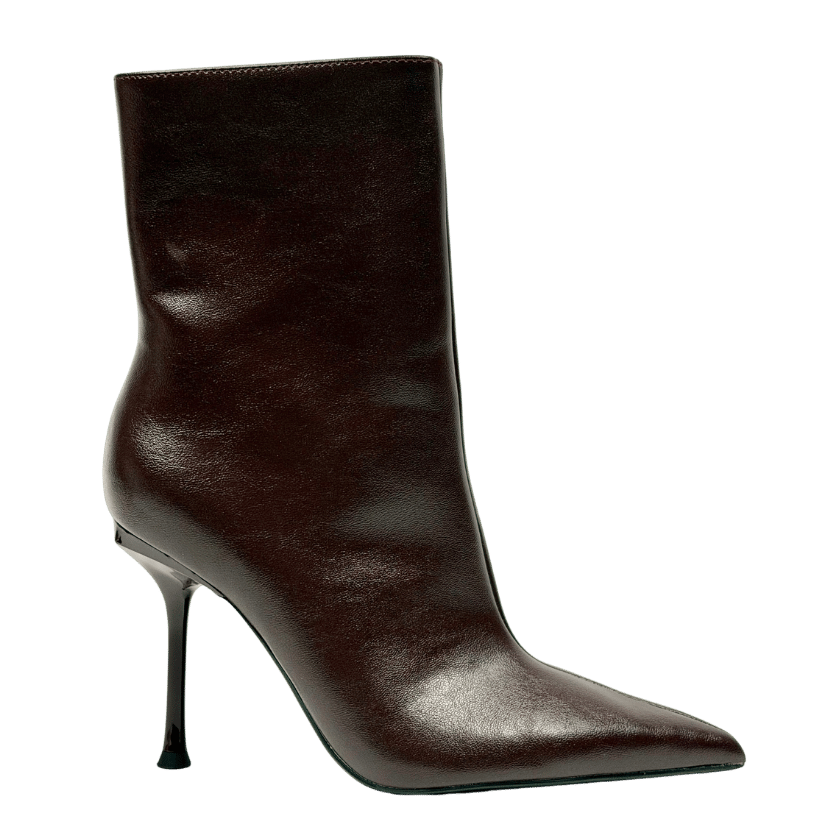 ZARA Brown Stiletto Heel Ankle Boots UK 5 EU 38 👠