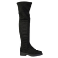 Elfie selfie Black Over The Knee Velvet Stretch Boots Kami UK 5 EU 38 👠