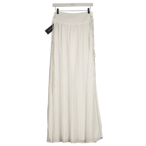White Fox White I Know It's Hard Maxi Skirt UK S