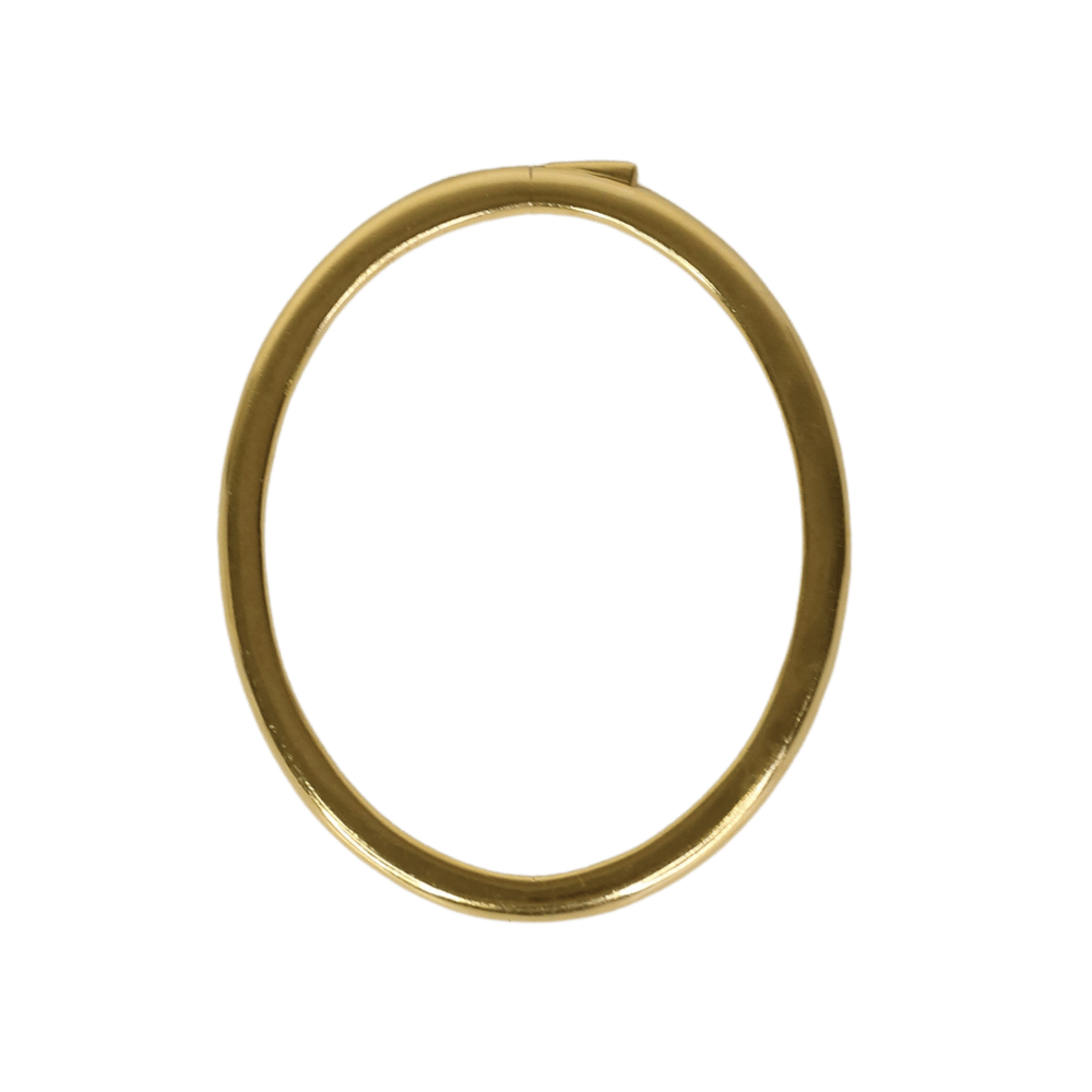 Monica Vinader Yellow Gold Vermeil Hinged Bangle UK S