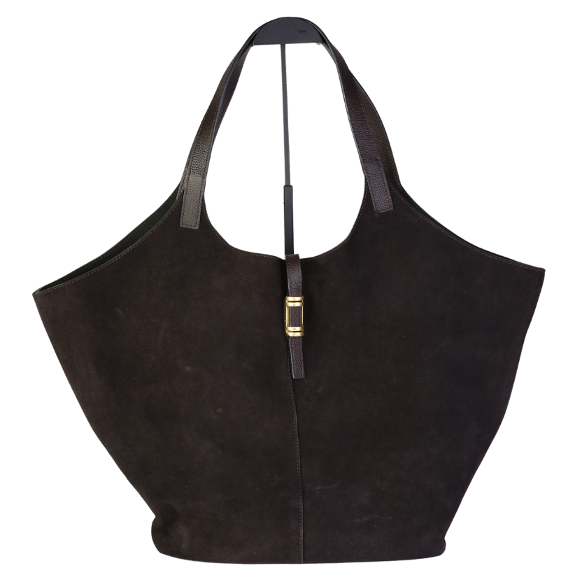 REISS Brown Lyra Leather Tote Bag