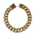 Anisa Sojka Chunky Chain Link 18k Yellow Gold Plated Necklace