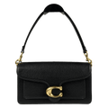 COACH Black Pebbled Leather Tabby Shoulder Bag