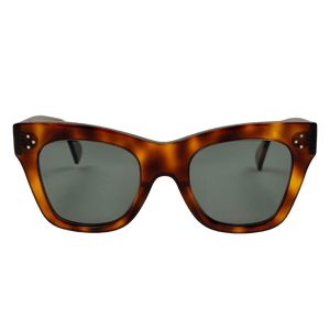 CELINE Brown Tortoise Cl4004in Women's Cat's Eye Sunglasses