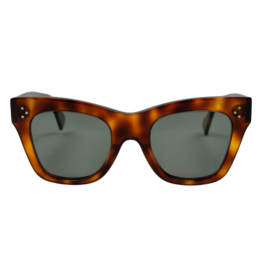 CELINE Brown Tortoise Cl4004in Women's Cat's Eye Sunglasses