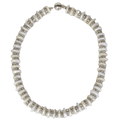 Julietta White Ivory White/ Silver Beaded Necklace