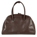 LOULOU DE SAISON Brown Smooth Leather Aaja Leather Bowling Bag