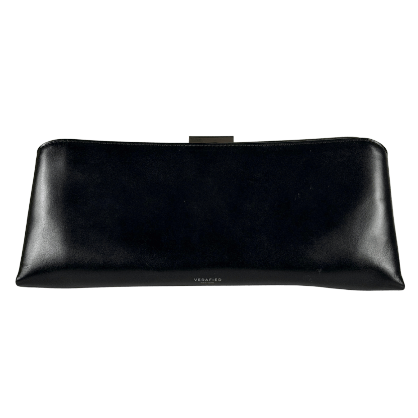 VERAFIED Black Éclair Clutch Bag