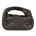 BOTTEGA VENETA Chocolate Brown Jodie Mini Intrecciato Leather Tote