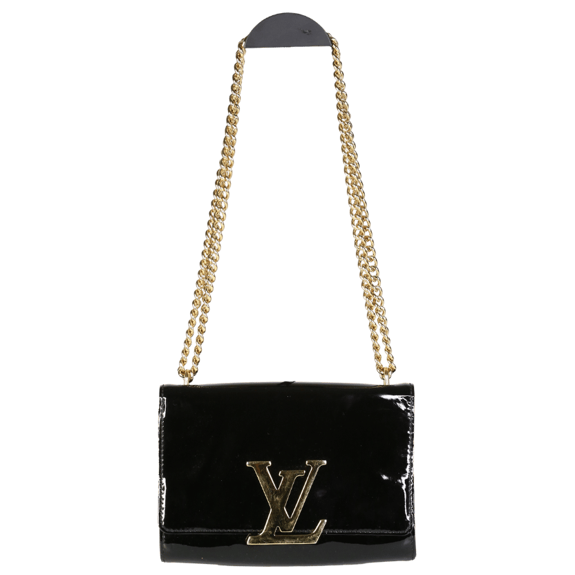 Louis Vuitton Black Louise Patent Leather Crossbody Bag