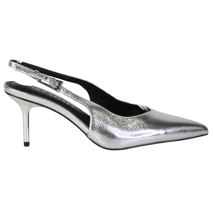 Mint Velvet Metallic Lya 75 Mid Heels UK 5 EU 38 👠