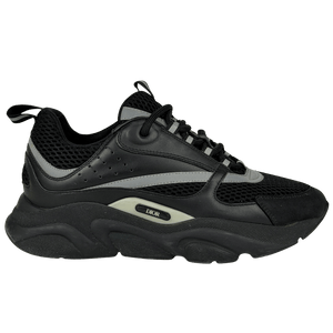DIOR B22 Black Silver Trainers UK 6 EU 40