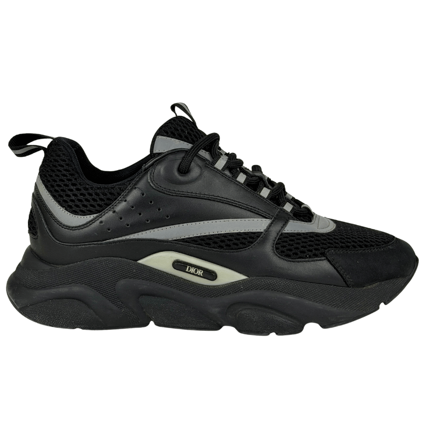 DIOR B22 Black Silver Trainers UK 6 EU 40 👞