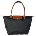 Longchamp Le Pliage Original Medium Shoulder Bag, Black One Size