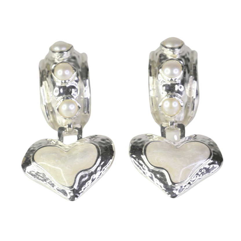 mountain moon Metallic Elena Earrings | Silver One Size