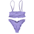 Hunza G Purple Xandra Bikini Lilac One Size