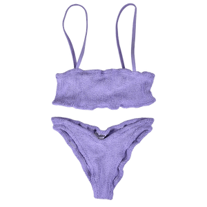 Hunza G Purple Xandra Bikini Lilac One Size