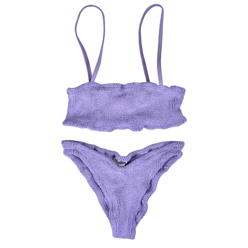 Hunza G Purple Xandra Bikini Lilac One Size