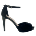 Carvela X Kurt Geiger Black Leona Suedette Open-toe Heels UK 4 EU 37 👠