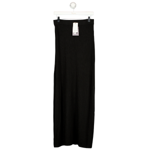 JETS Australia Tirari Nights Black Knit Maxi Skirt UK M