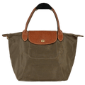 Longchamp Green Small Le Pliage Nylon Handbag
