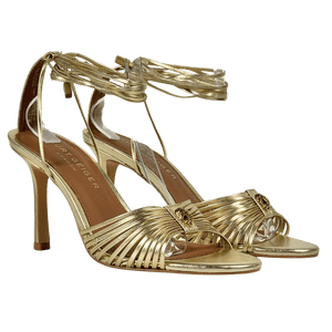 Kurt Geiger Metallic Multi-strap Tie Heel UK 6 EU 39 👠