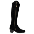 Fairfax & Favor Black Heeled Knee-high Boots UK 4 EU 37 👠