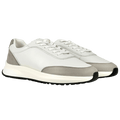 Icon Amsterdam White Faux Leather Smart Trainer UK 9 EU 43