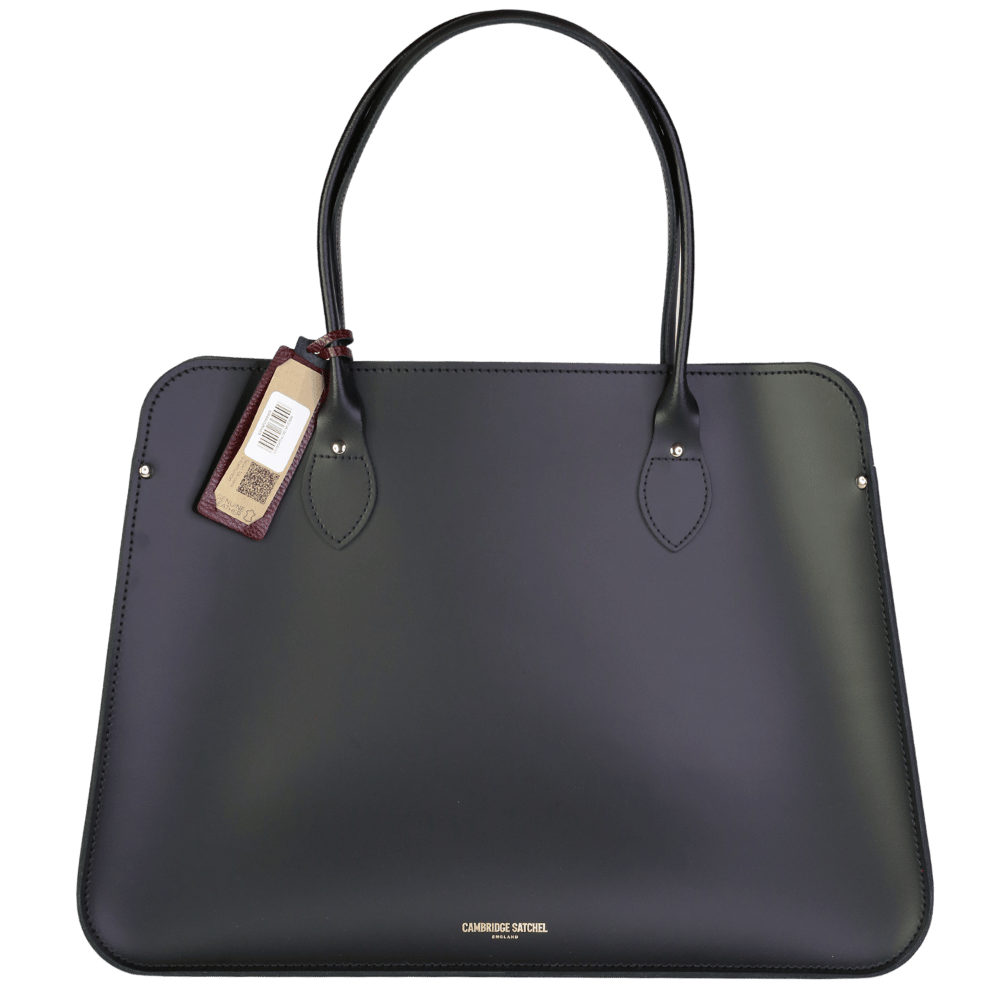 The Cambridge Satchel Company Black Smooth Leather "the Work Bag"