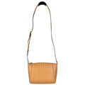 TALBOTS Tan Brown Woven Panel Crossbody Bag One Size