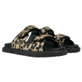 DIOR Beige Dioract Leopard-print Sandals UK 5.5 EU 38.5