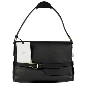 ATP ATELIER Lierna Leather Shoulder Bag - Black